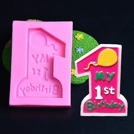 My 1st Birthday Silicone Fondant Mold