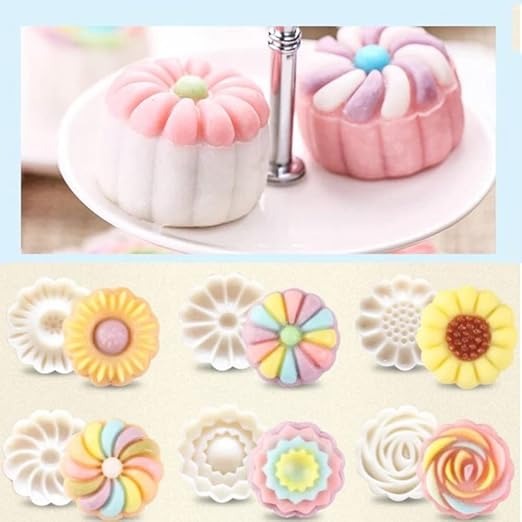 Fondant Decorative Punch 7 Pcs Set Plastic