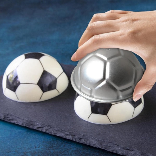 Football Soccer Aluminium Cake Mold 9cm