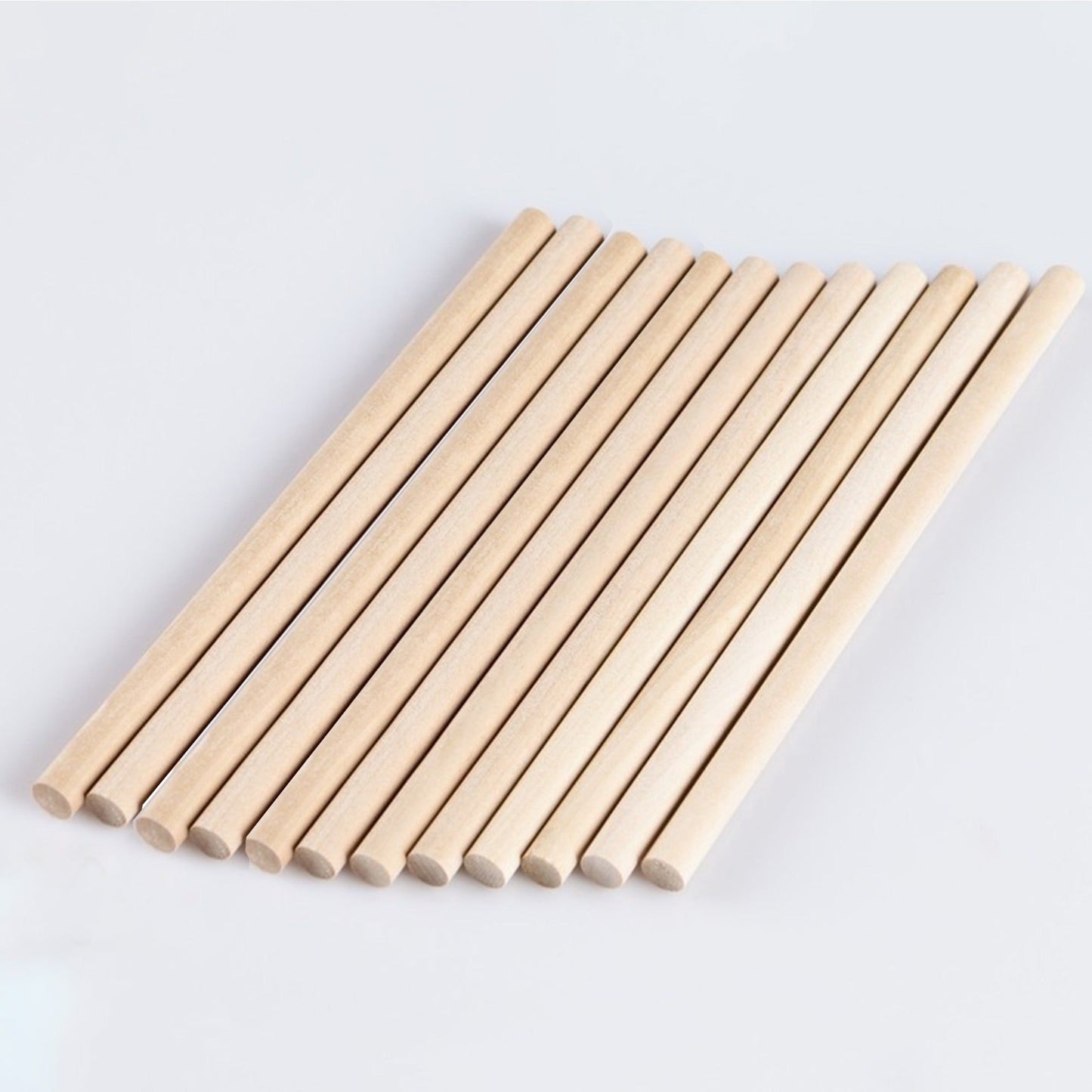 8mm Wooden Cake Dowel Rods 12 Pcs Pack