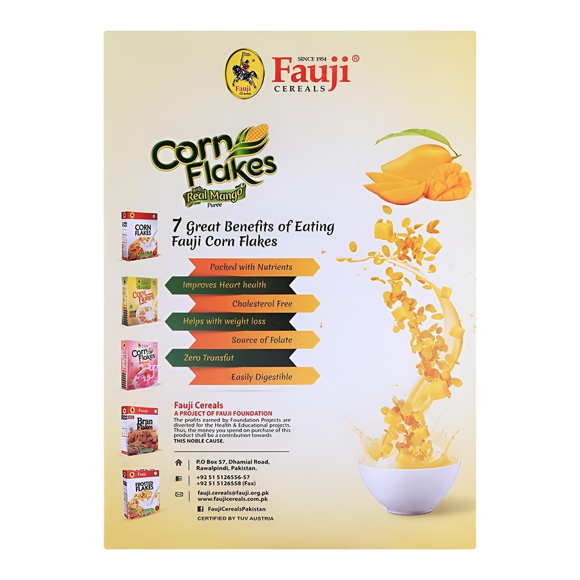 Fauji Corn Flakes 150gm – Bake House - The Baking Treasure