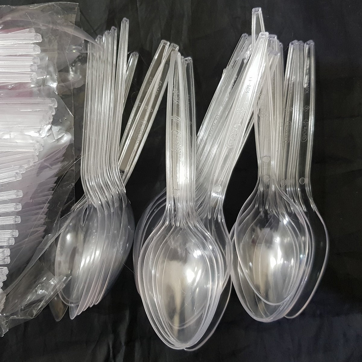 Disposable Table Spoon 100Pcs Set