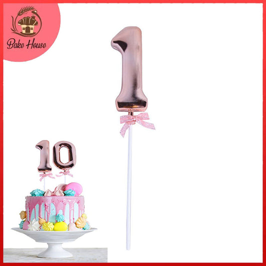 Birthday Anniversary Cake Decoration Number Topper 1 (One)