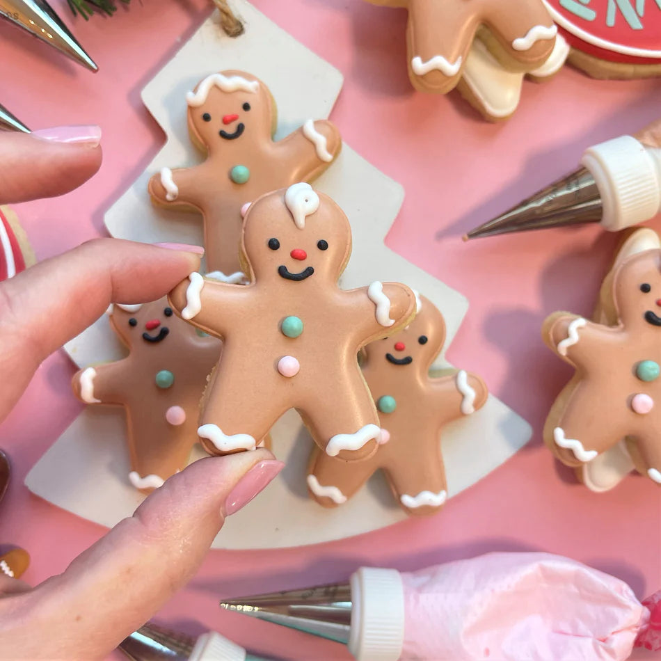 Mini Gingerbread Man Cookie & Fondant Cutter 3Pcs