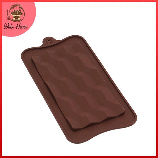 Geometric Wall Design Chocolate Bar Silicone Mold