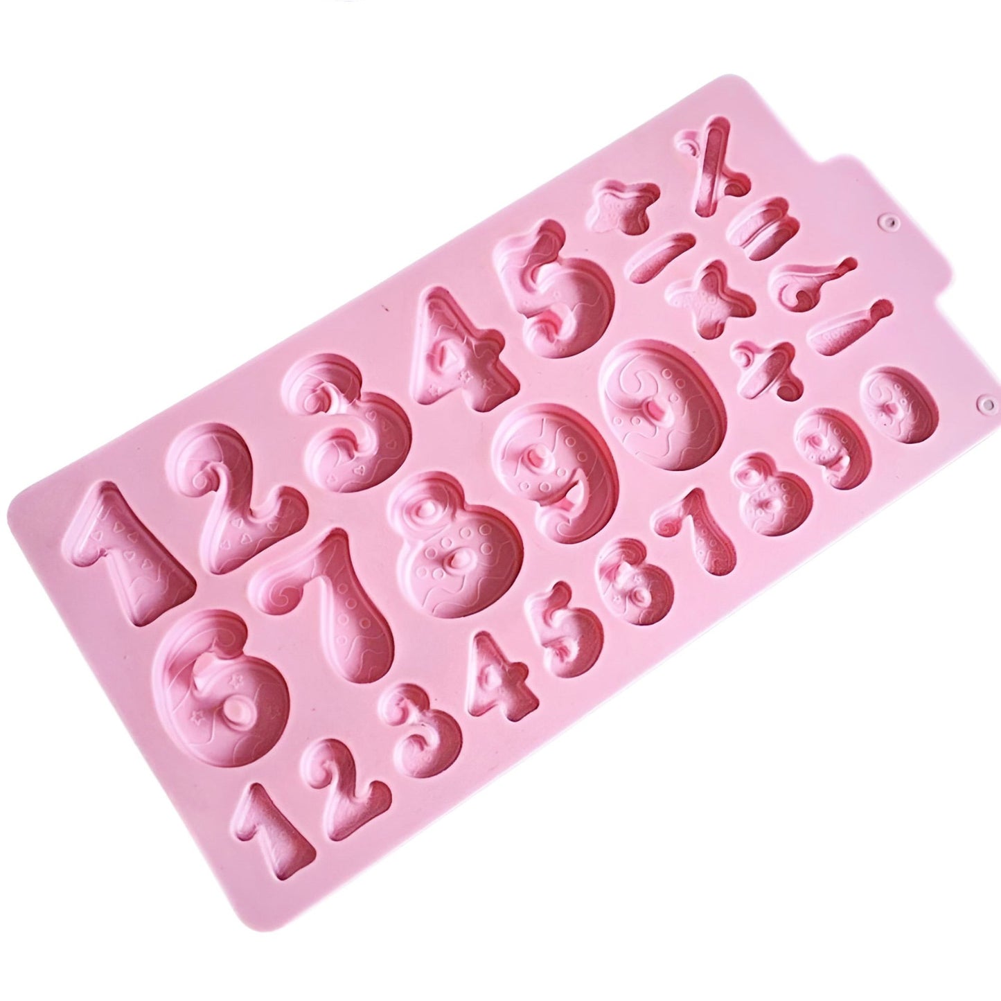 Designs Imprint 0 To 9 Numbers And Symbols Silicone Fondant Mold