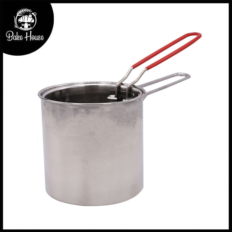 Stainless Steel Deep Fryer Pot With Basket