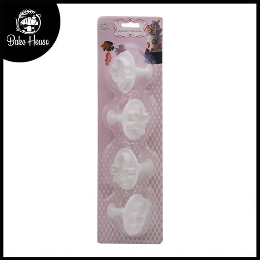 Sea Animals Plunger Cutter 4Pcs Set
