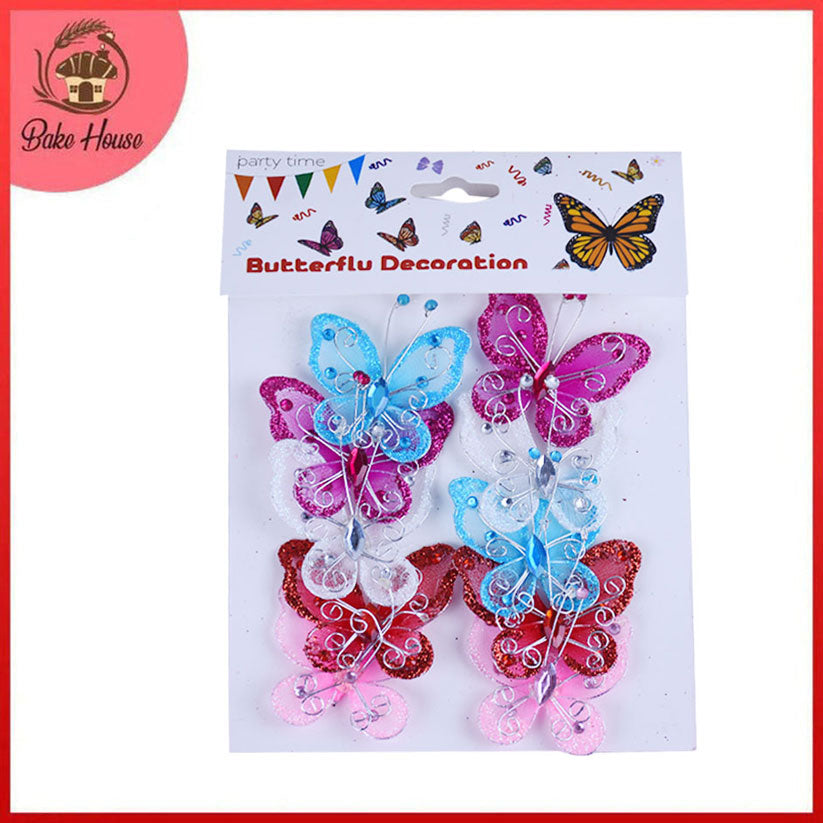 Multicolor Decoration Butterfly 10Pcs Pack