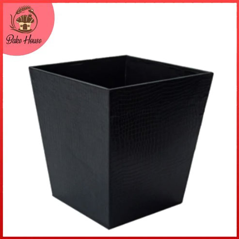 Leather Texture Waste Bin