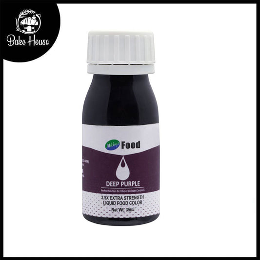 Milkyz Food Liquid Food Color Deep Purple 35ML Bottle