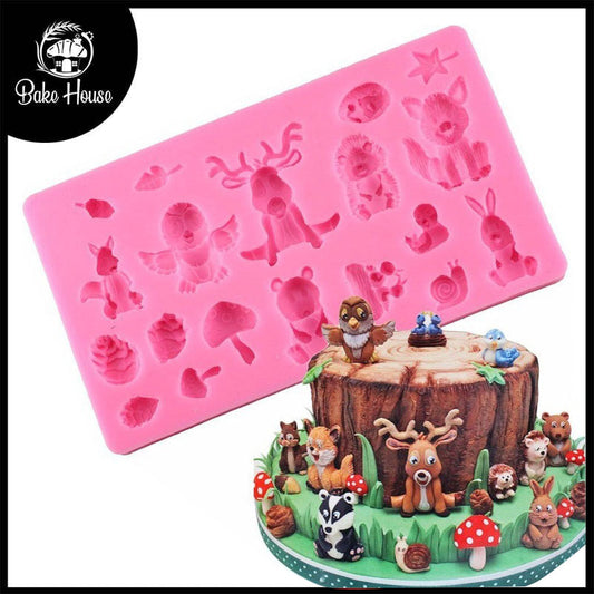 3D Animals Silicone Fondant & Chocolate Mold