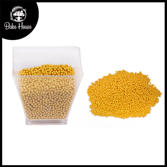 Yellow Mini Edible Pearls 30g Pack