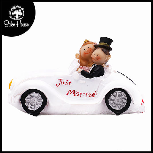 Just Married Wedding Car Cake Topper