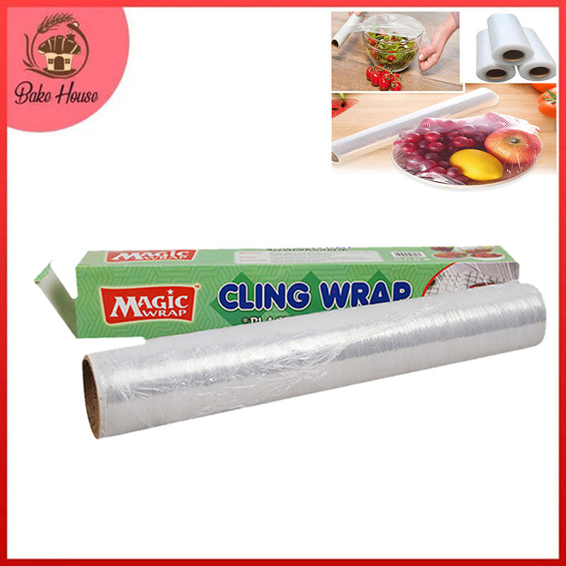 Magic Wrap Cling Film Plastic Food Wrap Roll Bake House The Baking Treasure
