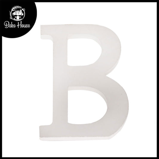 Freestanding Wooden Uppercase Alphabet B