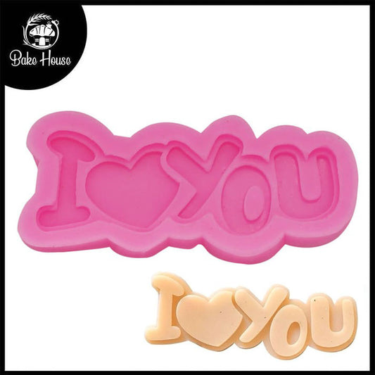 I Love You Silicone Fondant Mold