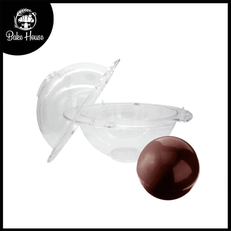 Ball Shape Acrylic Chocolate Mold Large Size 2Pcs Set