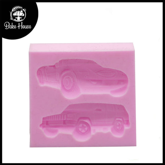 Silicone Car Fondant Mold 2 Cavity