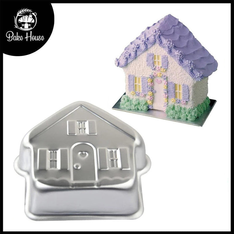 House Shape Aluminium Cake Baking Mold