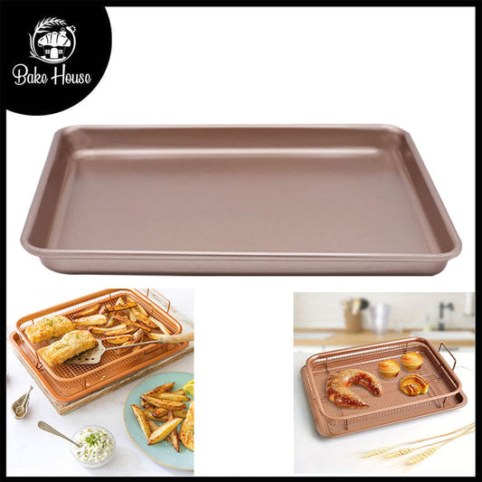 Non Stick baking tray Copper Color 30.5cm
