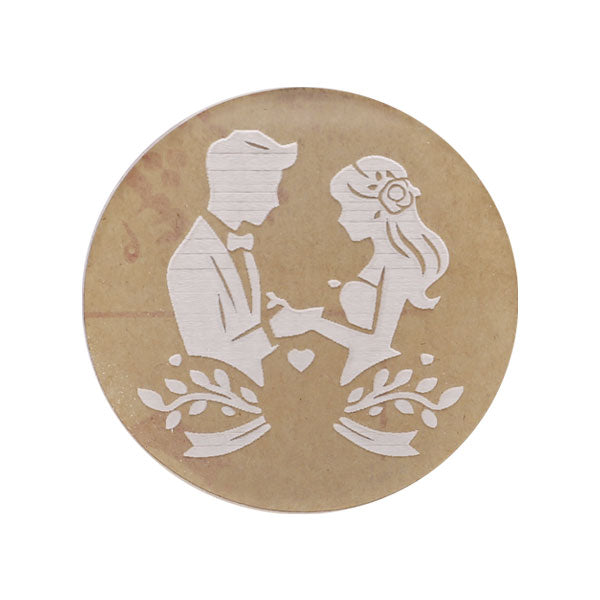 Couple Design Fondant Stamp Plastic