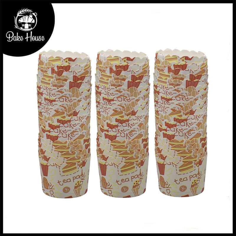 Tea Party Cupcake liner 60 Pcs Set