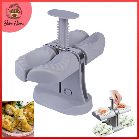 Double Head Hand Press Dumpling Pierogi Folding Mold