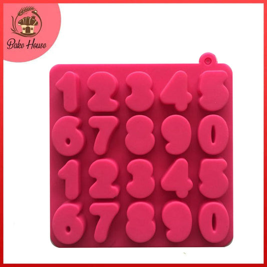 0 to 9 Bubble Numbers Chocolate Mold