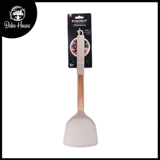 SHENGAYA Silicone Spatula Turner With Copper Handle