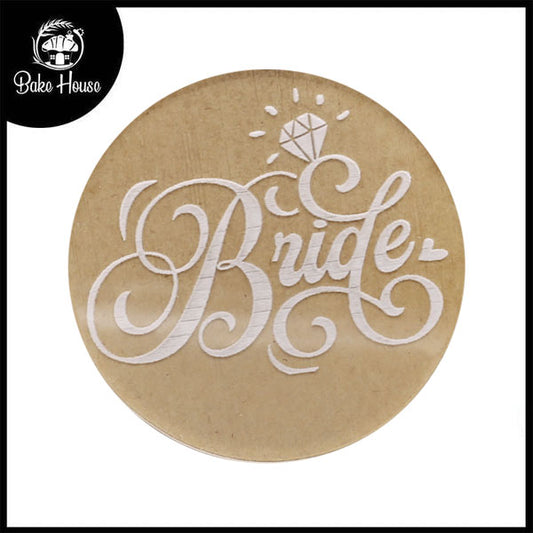 Bride Fondant Stamp Plastic