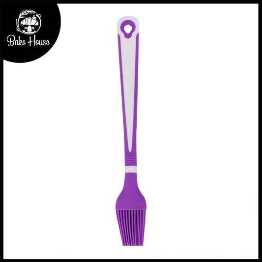 Silicone BBQ & Pastry Brush With Plastic Handle 28cm