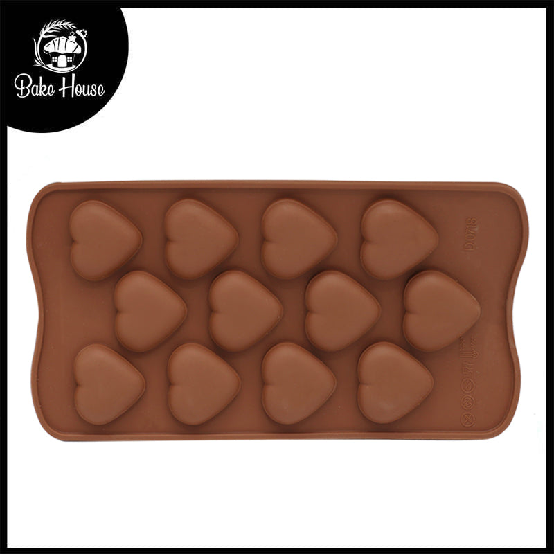Haert Shape Chocolate Mold 12 Cavity