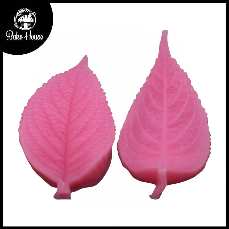 Hydrangea Leaf Silicone Fondant Mold 2 Pcs set