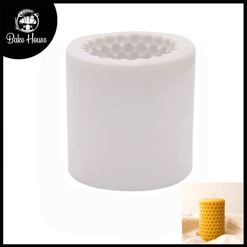 Beeswax Round Candle Silicone Mold 6cm