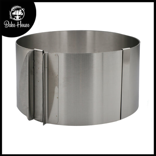 Stretchable (16-30cm) Mousse Cake Ring Stainless Steel