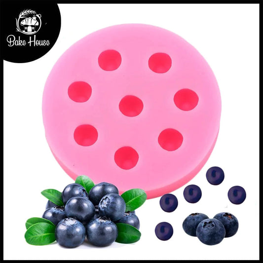 Round Silicone Fondant Mold 8 Cavity