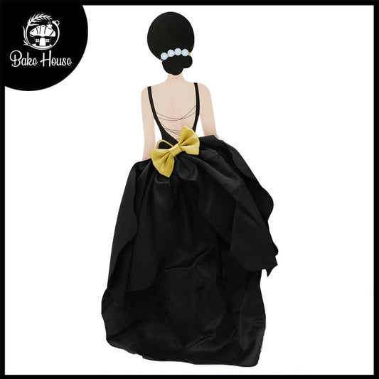 Black Skirt Cake Topper