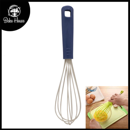 ATIOS Silicone Whisk With Plastic Handle 10.5 Inch