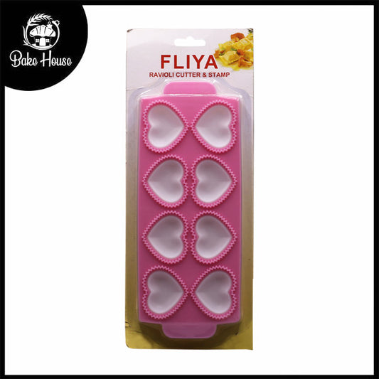 Fliya Heart Cutter And Stamp 8 Cavity