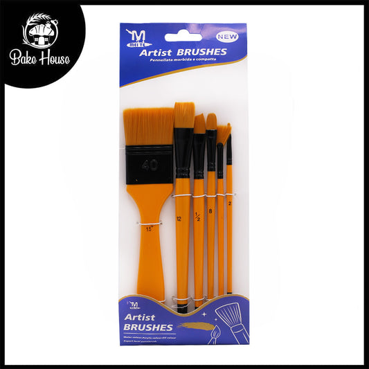 Artist Brushes 6 Pcs Set