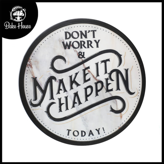 Make It Happy Wooden Turntable 30.5cm