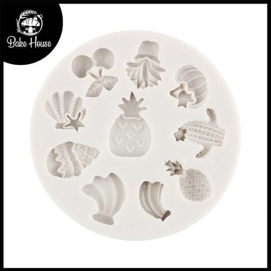 Fruit Silicone Fondant Mold 10 Cavity Design 2