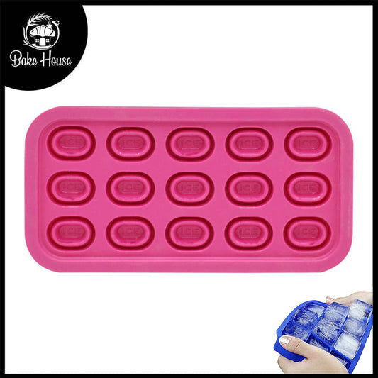 Silicone Ice Cube Tray 15 Cavity