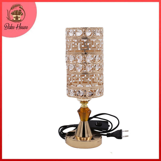 Round Rhinestones 3 Colors Changing Side Table lamp 9.5cm
