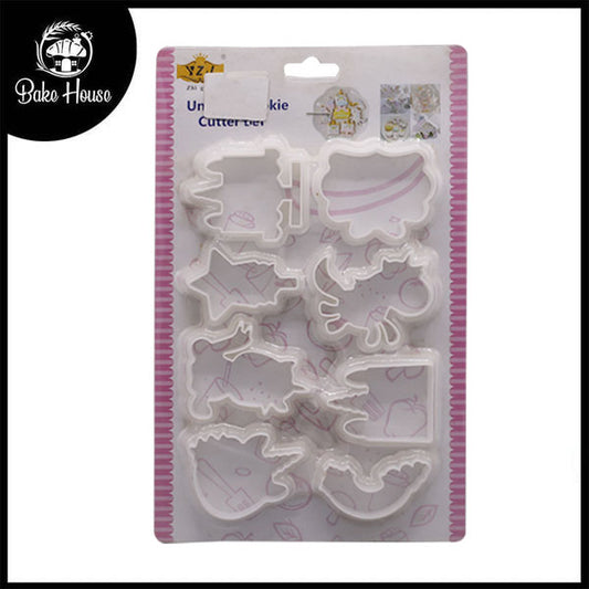 Animals Shape Fondant And Cookie Cutter 8Pcs Set