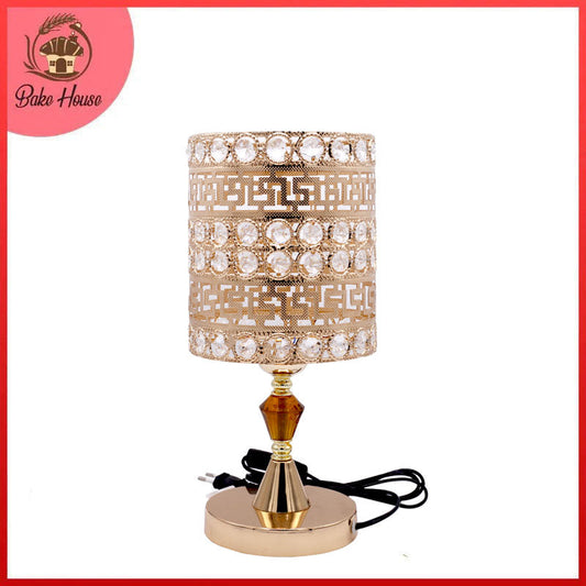 Round Rhinestones 3 Colors Changing Side Table lamp 15cm