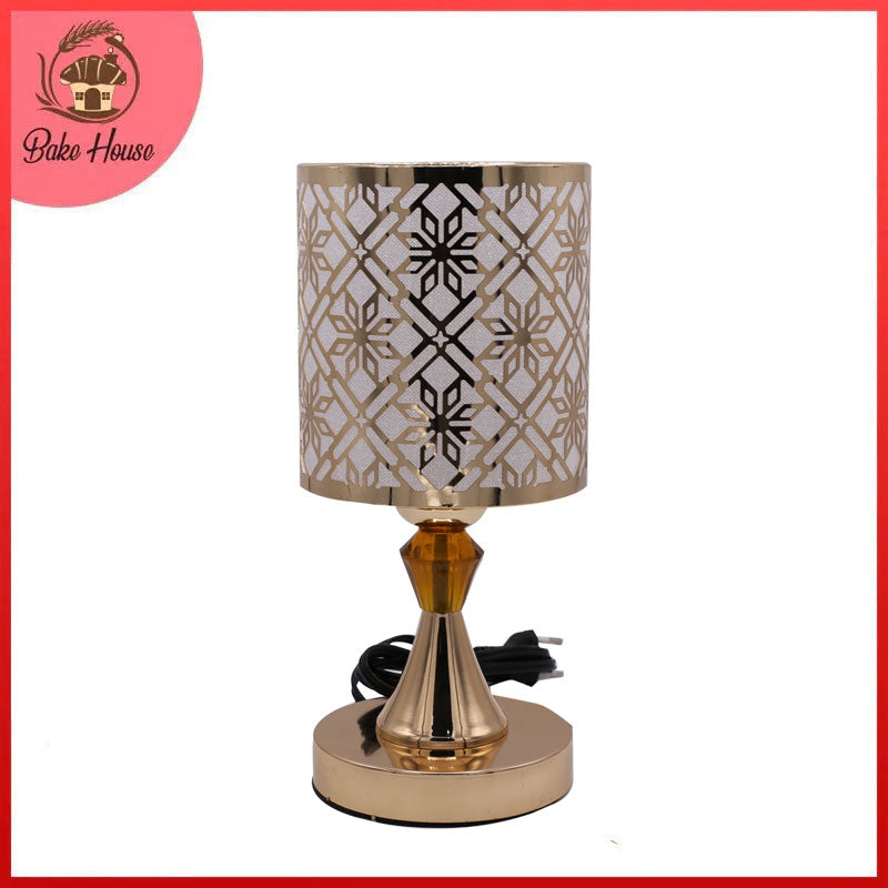 Snowflake Pattern 3 Colors Changing Side Table lamp 12.5cm