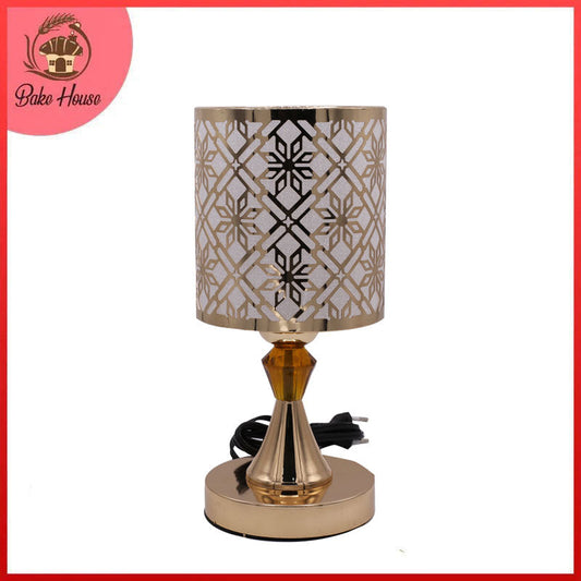 Snowflake Pattern 3 Colors Changing Side Table lamp 12.5cm