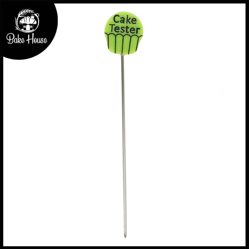 Cupcake Design Cake Tester Stainless Steel With Plastic Handle